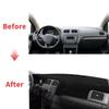 for Volkswagen VW POLO MK5 2009~2017 6R 6C Dashboard Cover Sunshade Non‑Slip Protector Dash Mat Interior Decor Pad Accessories