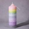 2 Pieces Plastic Cylinder Candle Making Moulds Classic Dinner Candle Mold