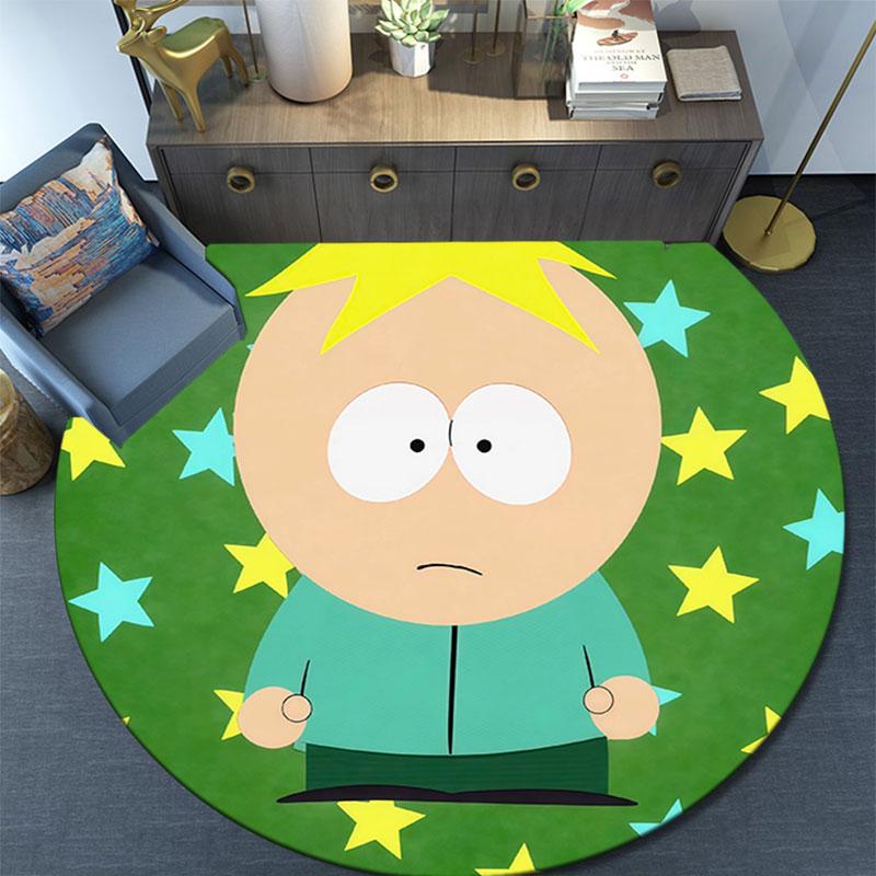 Butters Stotch Pattern Round rug,Carpet Rug for Living Room Bedroom Playroom ,Non-slip Floor Mat,Holiday Gifts and Birthday Gifts.