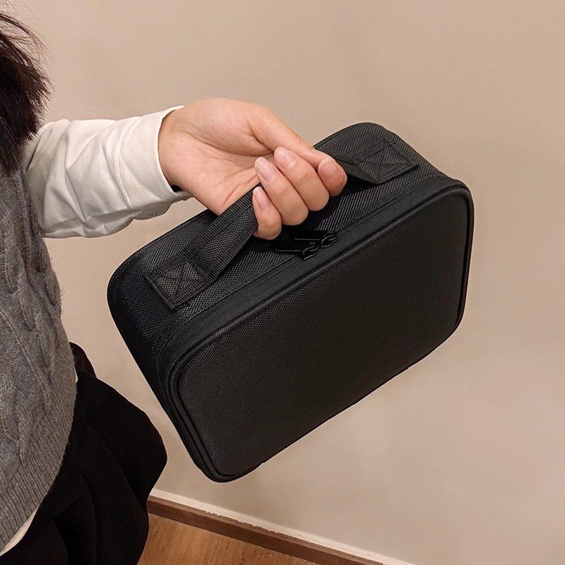 Cosmetic Bag Female Large-capacity Portable Portable Handheld Small Makeup Box Travel Cosmetic Storage Bag Waterproof Wash Bag
