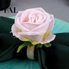 Decorative Table Settings for Bridal Showers Artificial Rose Napkin Ring, Fabric Pink Flower Holder, Rustic Dining Ornaments Afternoon Tea Ring