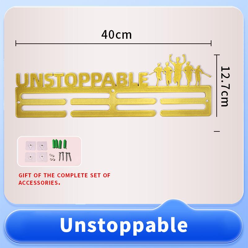 Factory Direct Custom Large Wall Hanger Metal Medal Display Rack for Bulk Medals & Awards Storage