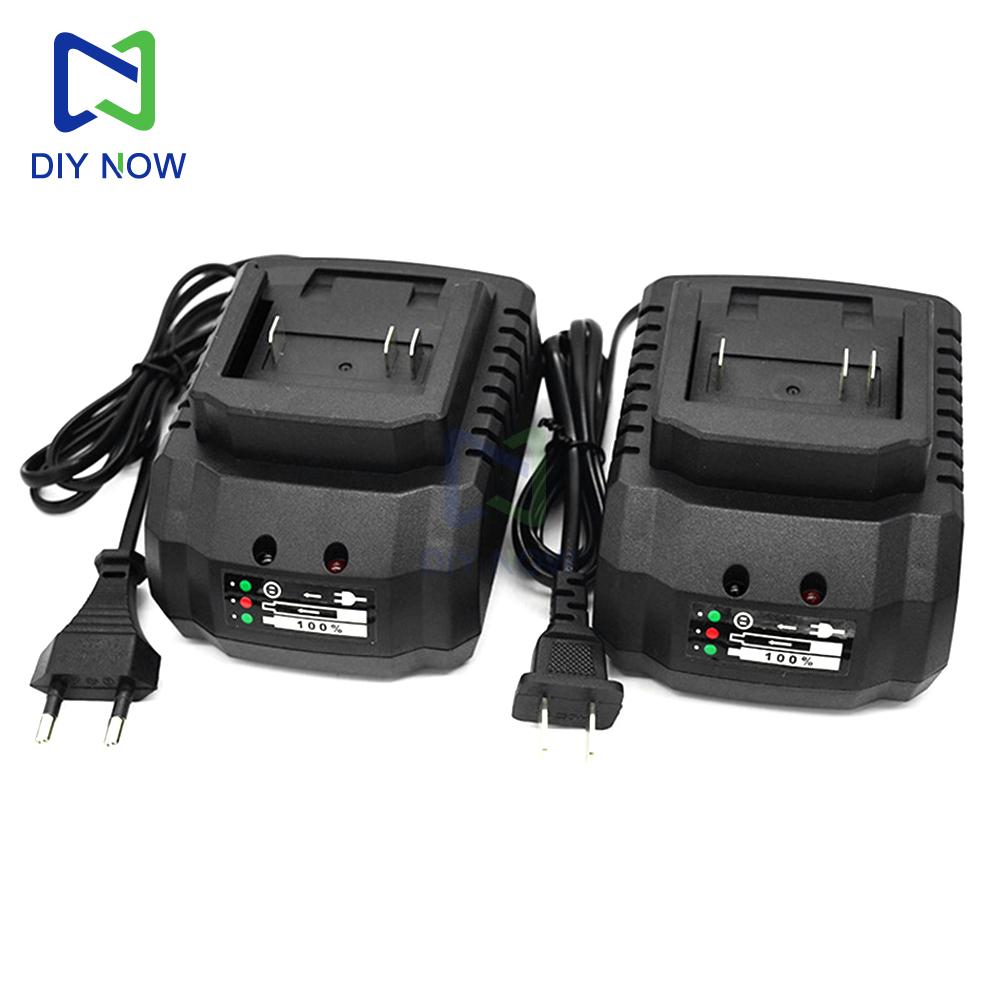 Li-Ionen-Akkuladegerät Schnellladung 18V 21V Elektrowerkzeuge Tragbares Ladegerät US/UK/EU-Stecker für Makita BL1415 BL1815 BL1830 BL1850