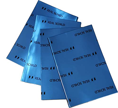 

Реальный шелк Лист контроля ультравибраций (РЕАЛЬНЫЙ ЩИТ), Высокоэффективный виброгасящий материал, половина Half size 4 pieces