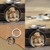 Angel Pendant Key Chain With Time Gem Silver Zinc Alloy For Party And Holiday Use