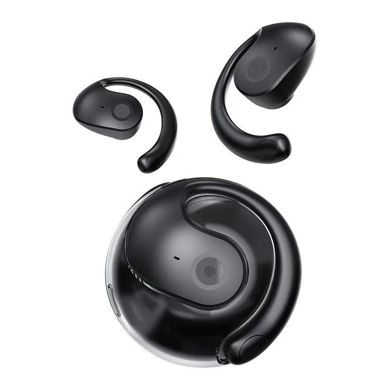 AI Translator Earbuds Bluetooth 5.3 Noise Cancelling Real Time Translator Ear Hook Two-Way Voice Translator for Business Travel