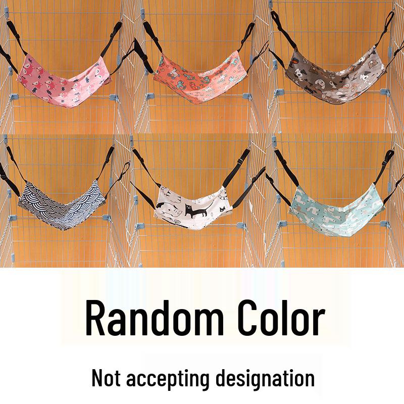 Adjustable Cat Hammock: Multi-Season Hanging Bed for Cage or Home Use