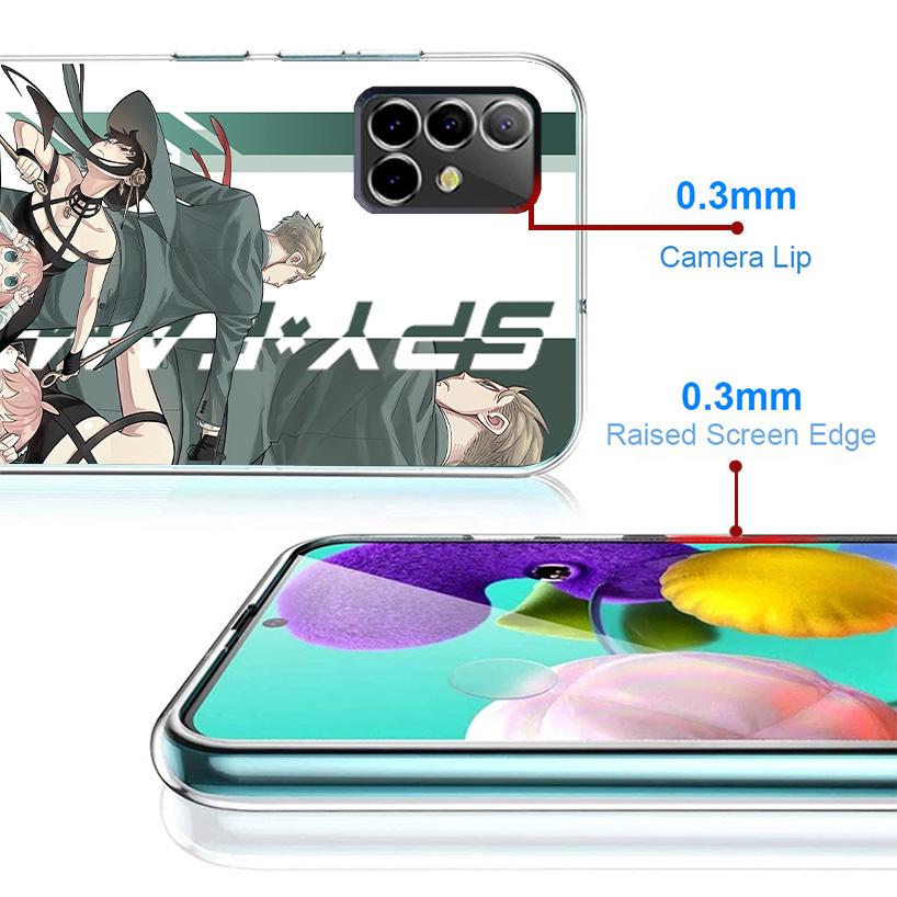 Anime Spy Family Anya Phone Case For Samsung Galaxy A17 A37 A57 A16 A26 A36 A56 A15 A25 A35 A55 A14 A24 A34 A54 A13 A23 A33 A53
