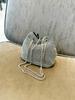 Shiny Rhinestones, Niche Buckets, Full Of Diamonds, Chain Drawstring Design, Fashionable Backpack, High-End Single Room