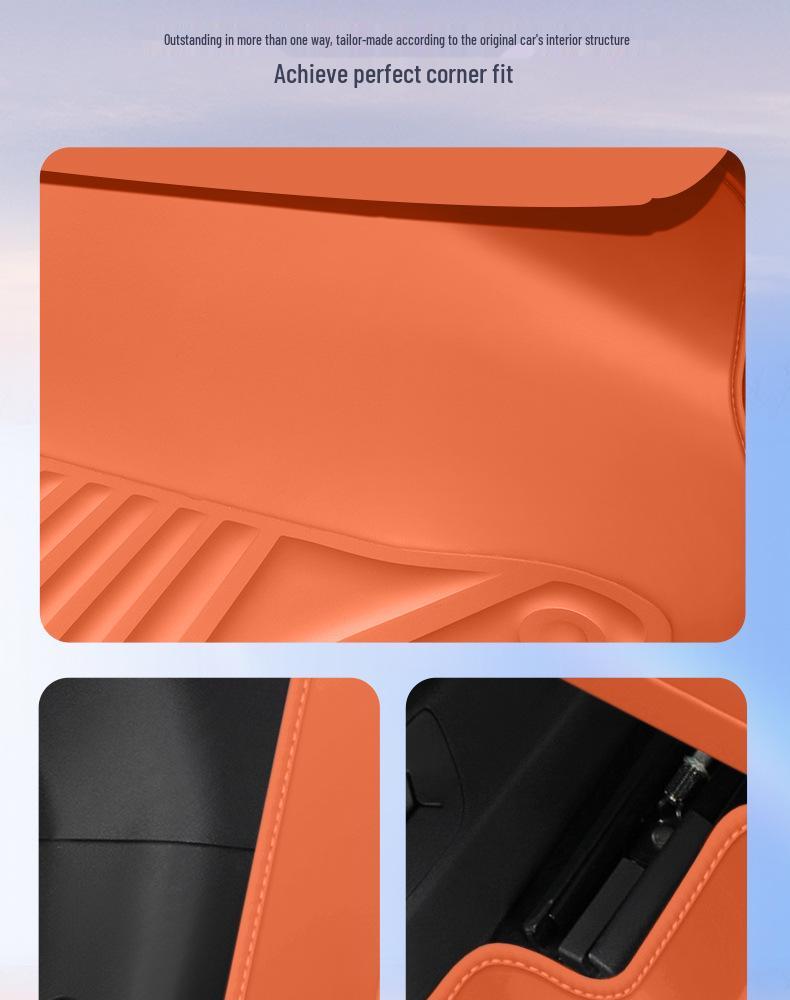 Waterproof, Dustproof Anti-Slip Double-Layer Floor Mats for AITO M5 - Eco-Friendly Car Interior Pedal Accessories