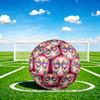 1pc Colorful Bow Celebration Theme Soccer Ball Football, Size 5, Lightweight PVC, Outdoor Training Soccer Ball,Gift j61461