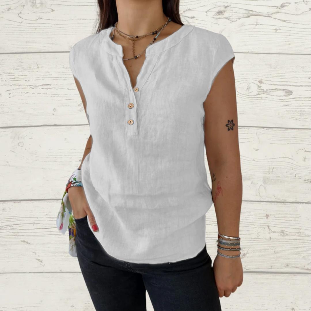 

Женские модные повседневные летние весенние однотонные блузки и рубашки с v-образным вырезом и короткими рукавами с принтом XXXL белый