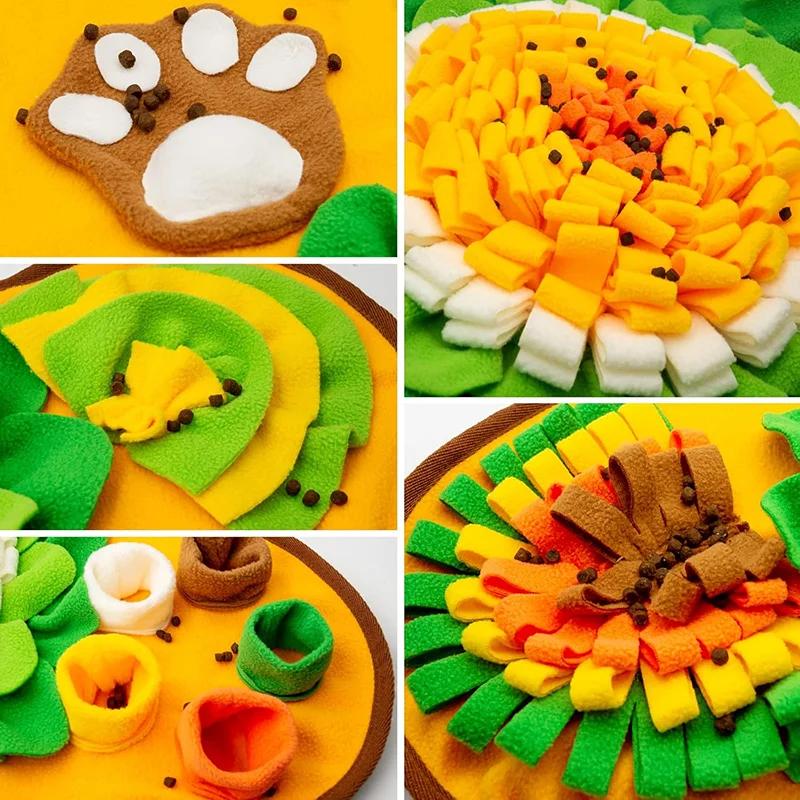 Pet Dog Snuffle Mat Interactive Sniffing Training Pad Slow Feeder Food Dispenser Stress Relief Toy
