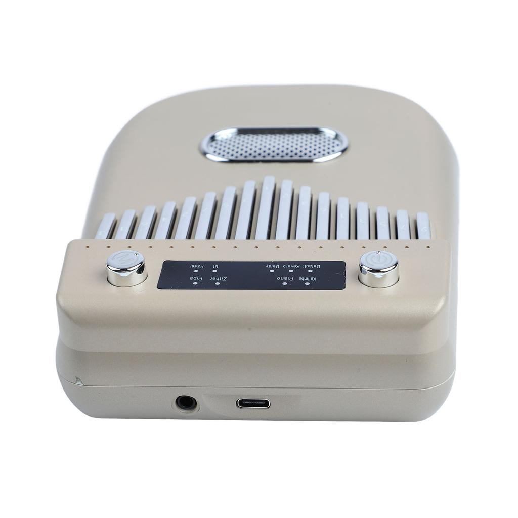 17 Keys Electronic Smart Kalimba Thumb Piano Portable Musical Instrument with Sheet Music for Kid