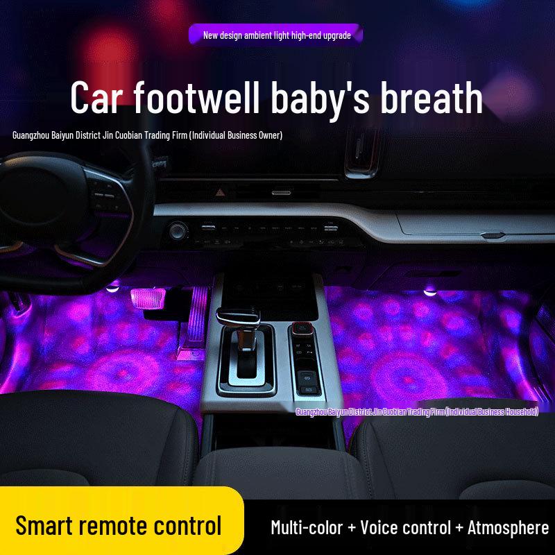 Car USB LED Starlight Interior Atmosphere Light with Remote Control