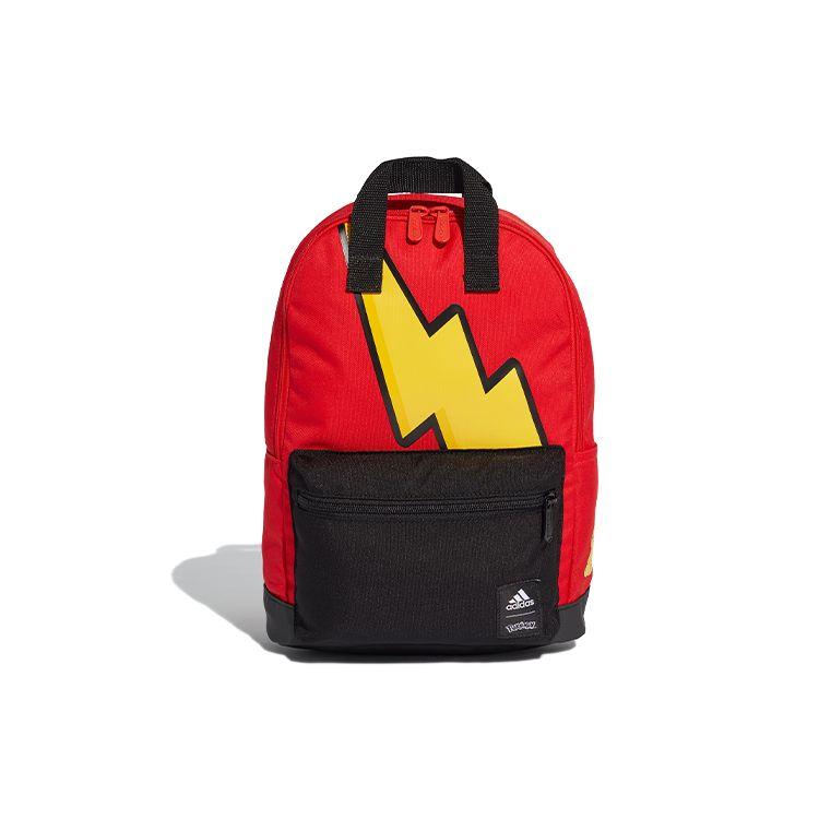 Adidas X Pokémon Collaboration Kids Polyester Backpack Women Backpack Red GE1207 Red