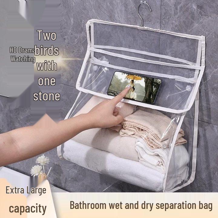 Newcomer Special: Waterproof Hanging Clothes Bag for Bathroom and Dormitory Use