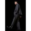 H M Relaxed Fit Suit Pants Dark Grey