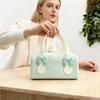 Washable Bow Mini Tote Waterproof Toiletry Organizer Tote Silicone Handbag  Beach Trip