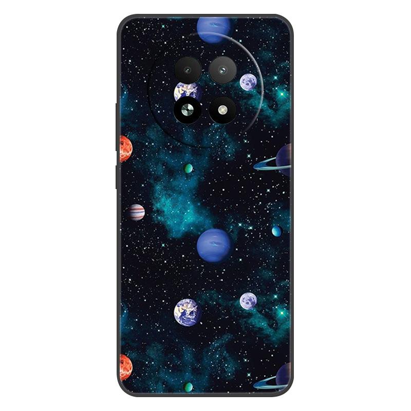 For Realme 13+ 5G Case Silicone Luxury Space Soft Bumper for OPPO Realme 13 Pro Plus 5G Phone Cover TPU Fundas Fashion Bag