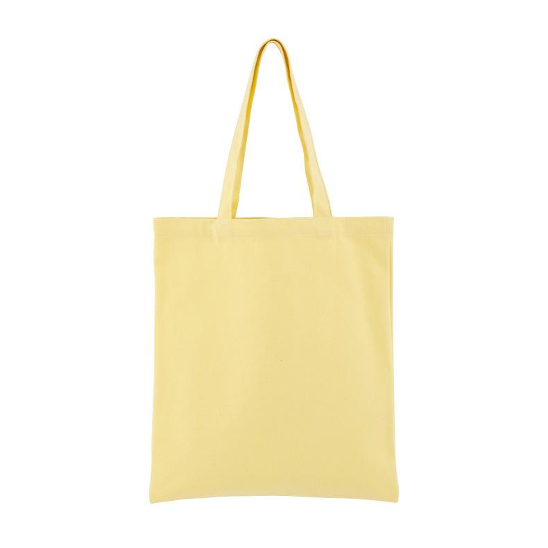 Diy Shopping Bags Women Solid Canvas Bags Casual Tote Shoulder Bags Girls Female Portable Handbags Shopping Bag