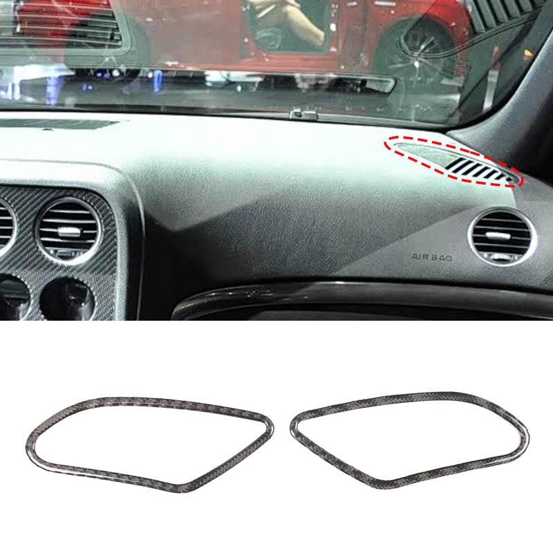 Carbon Fiber Set Gear Shift Door Trim Car Interior Accessories Decorative Stickers for Alfa Romeo 159 Brera/Spider 2004-2011 LHD