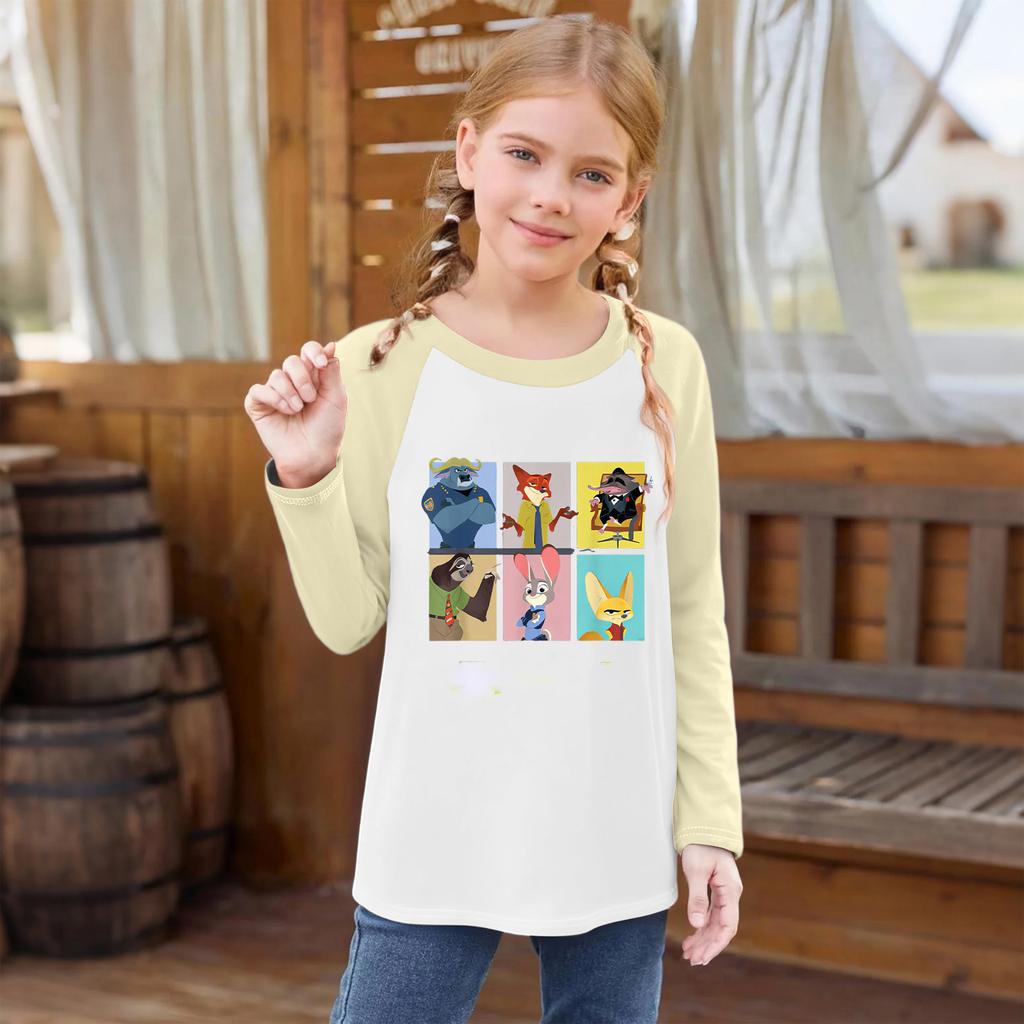 Modisches und bequemes Kinder-Langarm-Oberteil mit Rundhalsausschnitt und lockerem Schnitt