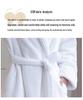 Comfortable Flannel Bathrobe: Thick Long Robe for Women & Couples In Autumn/Winter