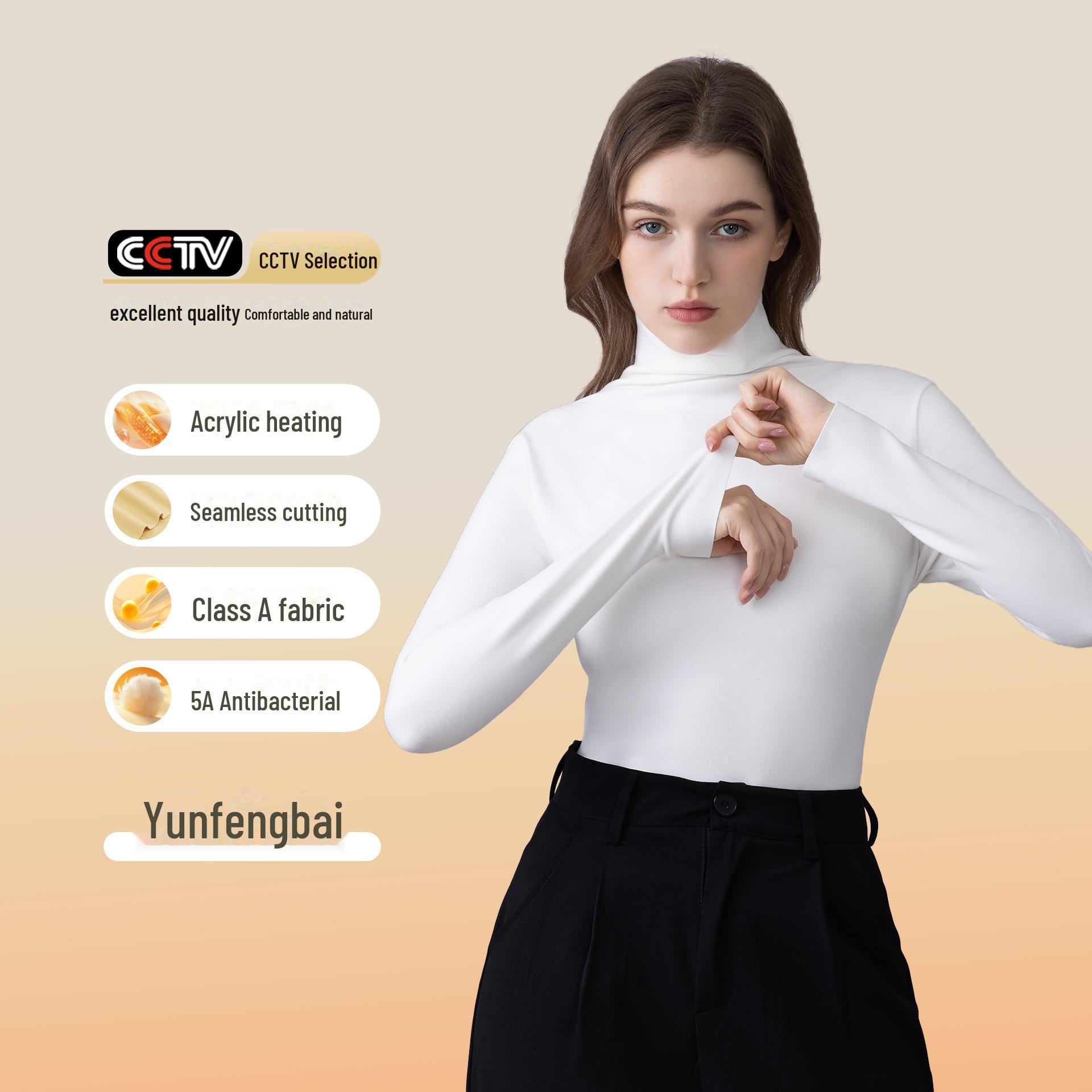 

Women s German Velvet Half-Turtleneck Shirt: Pile Collar, Thermal Innerwear, High-End Base Layer. M (95-120 lbs)