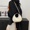 Niche design fashion woven handbag 2025 new fashion armpit bag women's shoulder messenger bag crescent bag