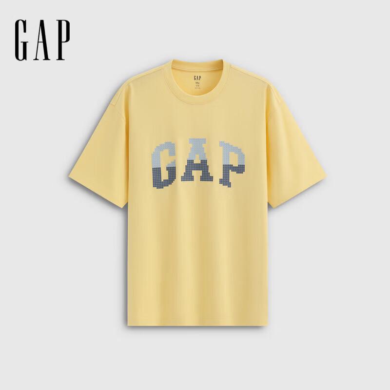 GAP Unisex Logo Print Loose Short-Sleeve T-Shirt