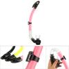 Comfortable Full Dry Snorkel with Silicone Mouthpiece Easy Breathe Snorkel (pink)