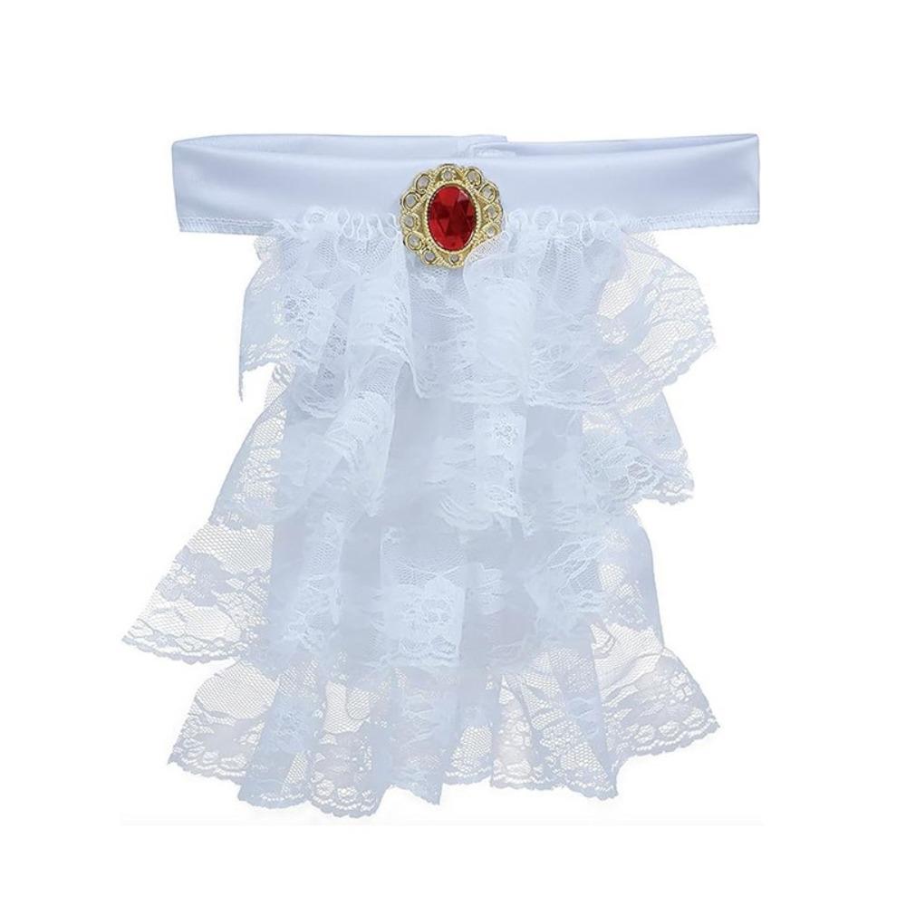 

Detachable Lace Jabot Collar Vintage Style Costume Collar Jabot Neck Collar Vintage Themed Events