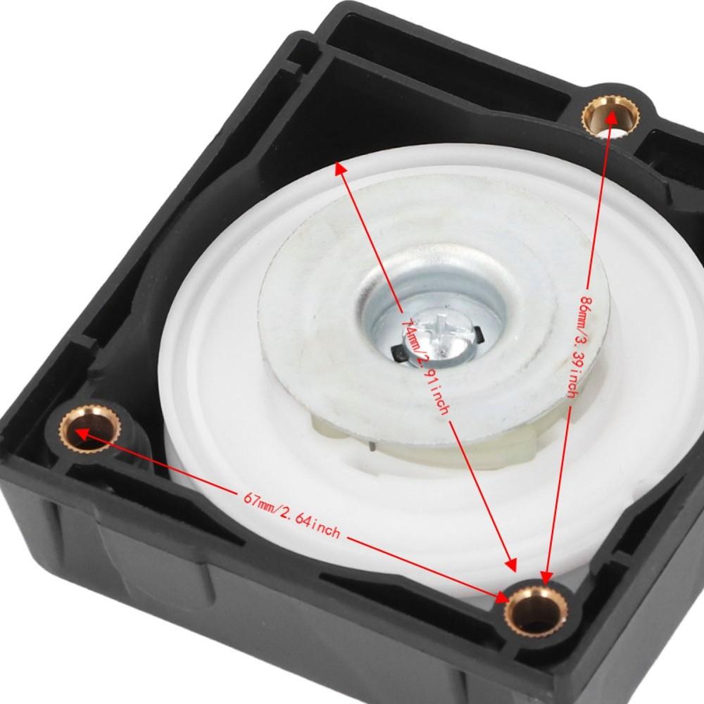 Black Recoil Pull Starter Wheel Core Plastic Pull Starter Assembly Aluminum Gasket Thick Housing for TH43 TH43D TH48
