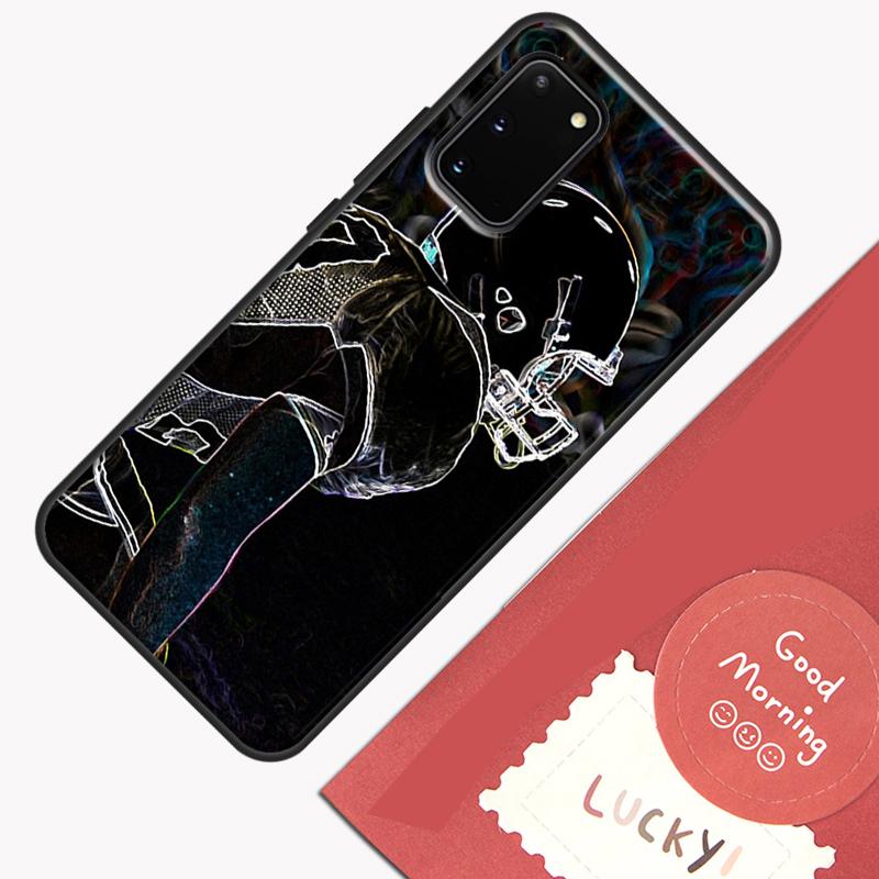 American Football College Sport Phone Case For Samsung Galaxy S24 S26 Ultra S20 S21 S22 S23 S25 Plus S10 S25 FE Cover Shell