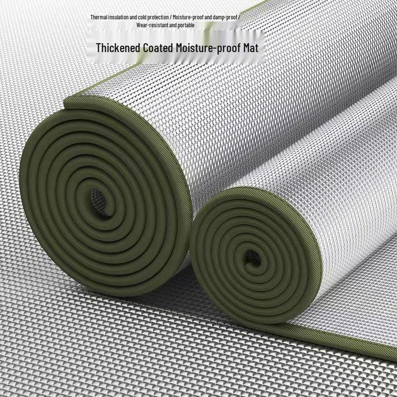 

Double-sided Aluminum Foil Moisture-proof Camping Mat: Outdoor Tent Sleeping Pad, Cold Insulation, Dirt-proof Lawn Mat 2.5MM 50x50cm