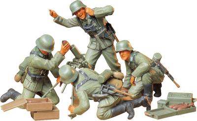 Tamiya Military Miniature Series 193 German Army Infantry Mortar Team Set Plastic Model Kit 35193 1/35 No.