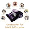 K Pop Huntrix Girl Flannel Blanket Demon Hunters Plush Warm Throw for Home Leisure Office Nap Travel Camping All Season Gift