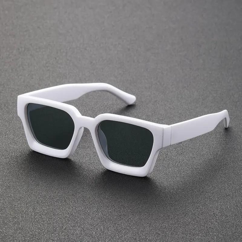 

New Big Frame Vintage Sunglasses Women Men Square Retro Eyeglasses UV400 Polygon Brand Eyewear for Male Female 1PC