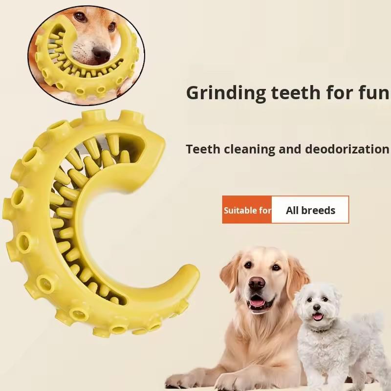 TPR Pet Dog Toys for Small Medium Dogs Bite-resistant Dog Chew Toys DogTeeth Cleaning Toys Pet Supplies