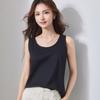 Loose and thin sling vest, women's cold silk cool feeling without chest pad, outer wear, summer thin bottom large size top