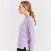 Dal Cashmere Rib Knit Pullover Lavender
