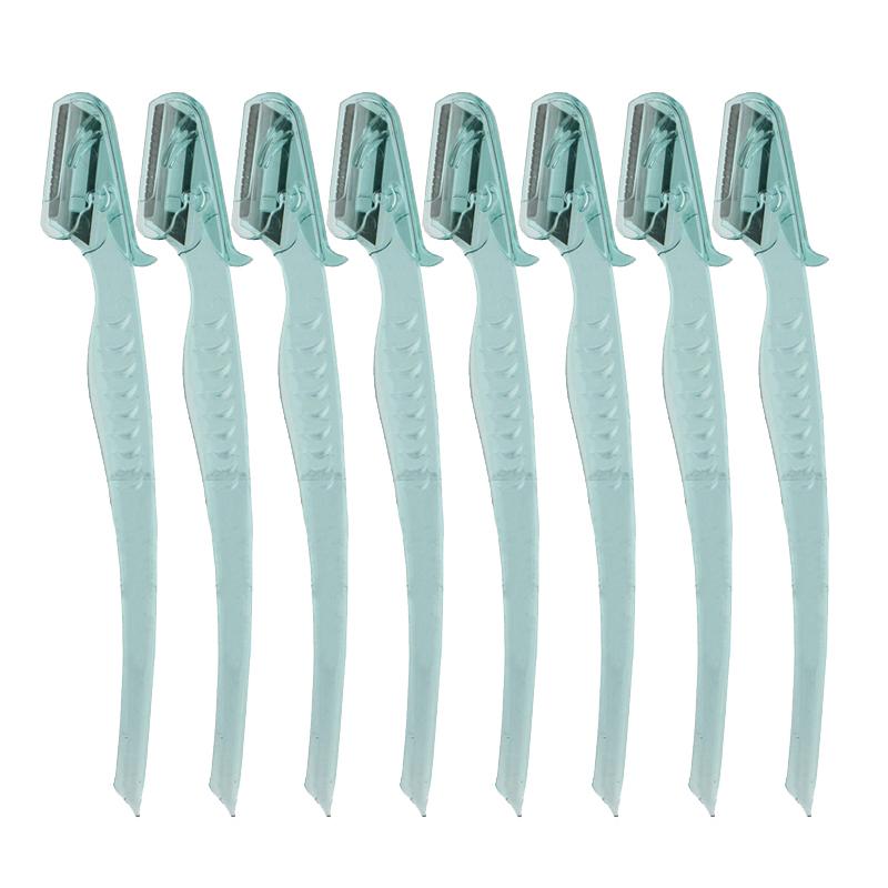 3/8Pcs Colorful Eyebrow Trimmer Makeup Knife Eyebrow Blades Face Hair Removal Safe Scraper Shaver Makeup Beauty Tools
