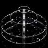 Clear Acrylic Lollipop Stand With 4 Tiered Design 31 Slots For Dessert Display At Event Celebration