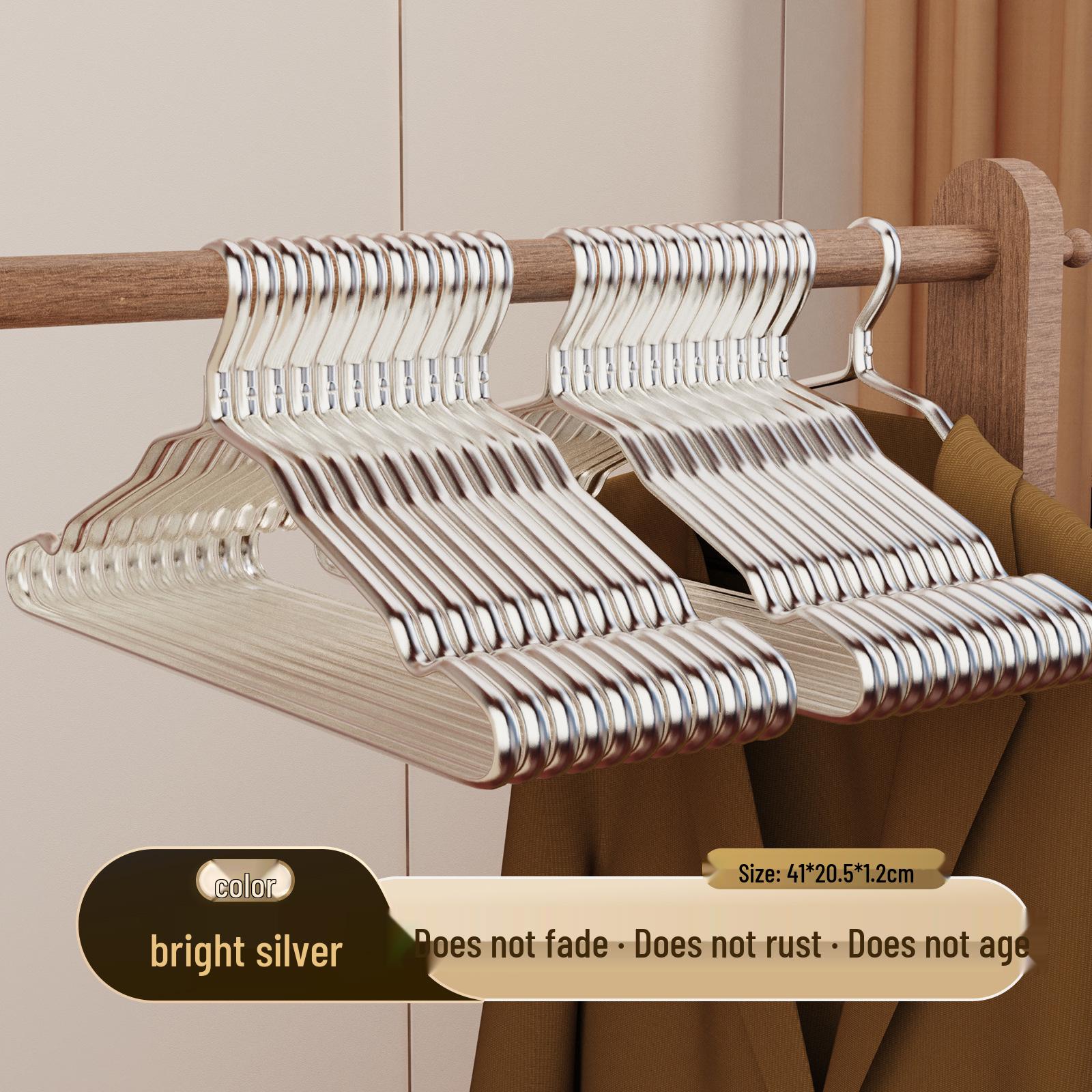 

Luxury Widened Non-slip Rust-proof Aluminum Clothes Hanger