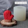 Woolen Gloves Candle Silicone Mold Christmas Series Winter Creative Baking Chocolate Biscuit Mousse Mold