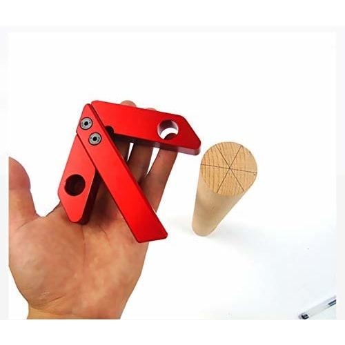 CarAngels Center Gauge, Center Square, 45 Square, Square Ruler, Right Angle Ruler, 45 Degree Ruler, Right Angle Clamp, Center Finder, Carpenter's Mar