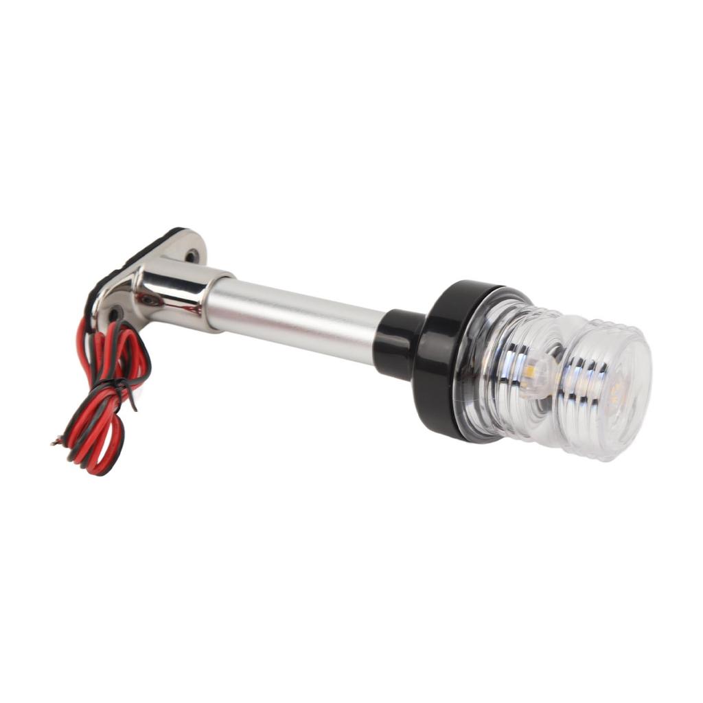 8 Inch Boat Stern Light IP66 Waterproof Over 2NM Visibility Stainless Steel Base Round Boat Anchor Light for Fishing