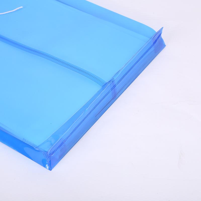 Custom Printed Transparent PP Plastic A4 Document Folder with Logo