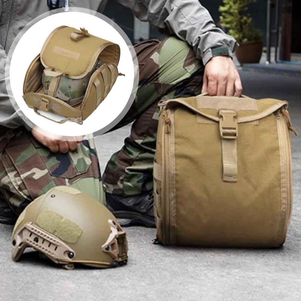 1Pc Tactical Helmet Bag Pack For Sports Hunting Shooting Combat Helmets Multi-Purpose Molle Storage Carrying Pouch